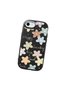 Black Silicone Case with Shock-Absorbing Camera Protections Compatible with iPhone 7/8/Se 2020 2022 Floral Print - 4
