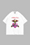 Mötley Crüe Printed Oversize Unisex White Tshirt