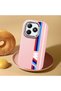 Realme Note 60/60X Compatible Shock-Absorbing Camera Protected Pink Silicone Case Bmw Patterned - 2