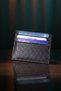 Genuine Leather Men's Black Card Holder Wallet - 3
