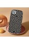 Redmi 9C/10A Compatible Shock-Absorbing Camera Protected Black Silicone Case Leopard Printed I - 2