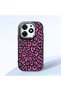Tecno Spark 10 Pro(Ki7) Compatible Shock-Absorbing Camera Protected Black Silicone Case Leopard Printed I