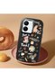 Vivo Y77T/Y78M Compatible Shock-Absorbing Camera Protected Black Silicone Case Stylish Printing - 2