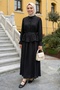 Double Black Suit with Sequined Shirt - 4
