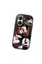 Poco X7 Pro Compatible Shock-Absorbing Camera Protected Black Silicone Case Mickey Patterned - 3