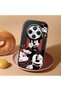 Redmi A4 Compatible Shock-Absorbing Camera Protected Black Silicone Case Mickey Patterned - 2
