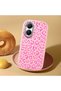Poco X7 Pro Compatible Shock-Absorbing Camera Protected Pink Silicone Case Leopard Printed I - 2