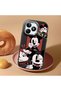 Realme Note 50 Compatible Shock-Absorbing Camera Protected Black Silicone Case Mickey Patterned - 2