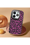 Tecno Spark 10 Pro(Ki7) Compatible Shock-Absorbing Camera Protected Black Silicone Case Leopard Printed I - 2