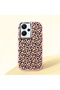 Redmi Note 13 Pro Plus+ 5g Compatible Shock-Absorbing Camera Protected Pink Silicone Case Leopard Printed I