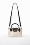 Cream Brown Detailed Vera Model Women's Crossbody Bag and Clutch Bag - 3