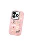 Tecno Spark Go 2024(Bg6) Compatible Shock-Absorbing Camera Protected Pink Silicone Case Stylish Printing - 3
