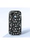 Realme C21 Compatible Shock-Absorbing Camera Protected Black Silicone Case Butterfly Patterned