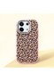 Redmi Note 13 Pro 5g Compatible Shock-Absorbing Camera Protected Pink Silicone Case Leopard Printed I