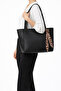 Sofia Model Black Large Women's Shoulder Bag - 2