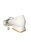 050 Women's Ballet Stone Buckle Detail Short Block Heel Pack Shoes - 4