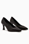 Clarry Genuine Leather Black Women Heeled Shoes - 4