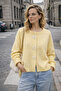 Daisy Bloom Floral Buttoned Cardigan Women's Yellow - 2