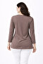 New Pattern Stone Embroidered Round Neck L Stretch Fabric Mother Combed Cotton Blouse 6670 - 6