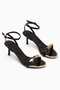 Kasia Bej Buckled Women Heeled Shoes - 3
