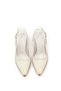 Women's Patent Leather Gold Toe Trim Detailed Stiletto - 5