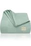 Baby Piqué 100% Cotton Mint Green Waffle Piqué Blanket 90X100 cm - 3