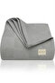 Baby Piqué 100% Cotton Gray Waffle Piqué Blanket 90X100 cm - 3