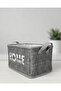 2-Piece Multi-Purpose Organizer Home & Love Printed Patterned Fabric |   2 Pieces |   Steel Supported Organizer - 3