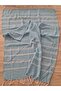 Dark Blue Unisex Tasseled Peshtemal Bath-Beach Towel