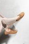 Montivo Women's Lace-Up Shoes Genuine Leather Loafers Tan Suede - 2
