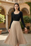 Women's Lace Pack Square Neck Long Sleeve Blouse - 2