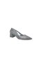 Ceylan 1000 Women's Silver Mirrored Shimmering Block Heel Pack Large Size Evening Dress Shoes 41 42 - 2