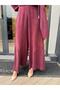 39208 Patterned Women's Suit Claret Red - 5