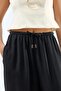 Busem Wide Leg, Ruched Waist Detail, Pocketed Pants - 6