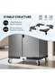 Mini Fridge Stand with 4 Locking Wheels 16.9"-25.6" Adjustable Dolly Base for Furniture Portable Ref - 5