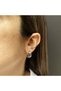 Xuping 3 Strips Big Hoop Earrings