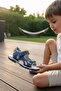 Star Emblem Sporty Child with Side Windows and High Support Sandals - 2