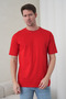 Men's 2-Pack T-Shirt 100% Cotton Comfort Fit Basic Red-Navy Blue T-Shirt - 2