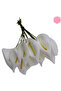 White Artificial Kalla Flower Bouquet |   12-Piece Bundle |   Flower Width:2Cm, Length:10 cm |   Set of 4 - 2