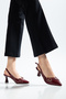 New Season Capsule Detailed Women's Heeled Shoes Stylish and Comfortable Z009 - 3