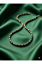 Jade Stone Handmade 4mm Natural Stone Necklace - 3
