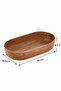 Wooden Look Modern Bread Basket Modern-Stylish - Functional 15.5 X 26 X 4.5 cm - 5