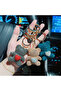 Crystal Rhinestone Studded Premium Keychain - Teddy Bear with Heart - 2