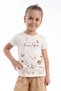 Girls' Set Cotton Pieces Printed T-Shirt and Shorts Set - 2