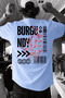 T-Shirt Comfortable Fit 100% Cotton Lu Oversized Burgu Printed T-Shirt