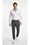 Men's Smoked Color Quality Pants Stretchy Stretch Fabric Ankle-Length Jogger Pants Woven Back Pocketed