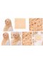 Flower Heart Patterned Young Girls Children Women Cotton Pack Scarf Headscarf Daily Prayer Prayer Course - 3
