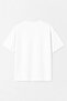 Unisex Corteiz Printed Oversized %100 Cotton Wide Cut Textured Crew Neck White T-Shirt Rf0656 - 3
