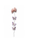 Salmon Color Butterfly Pearl Children's Side Buckle - 2