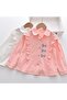 Girl's Shirt 100% Cotton Embroidered 3 Rabbits - 4